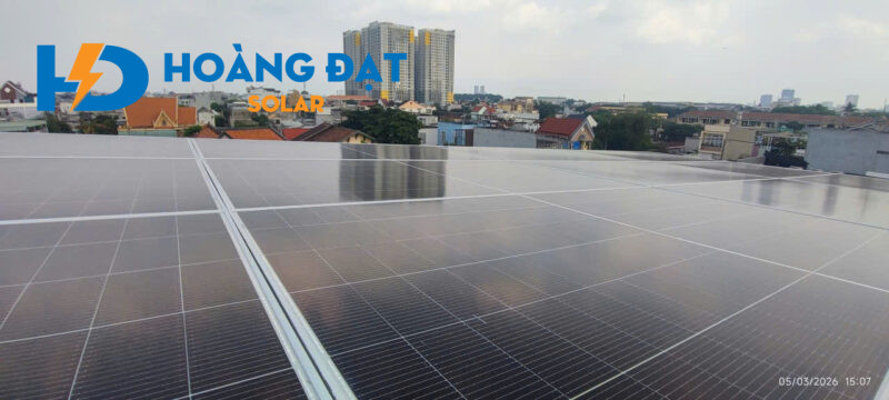 Dự án lắp điện mặt trời tại Dĩ An
