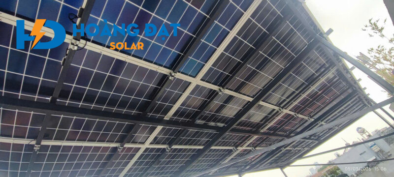 Dự án lắp điện mặt trời tại Dĩ An