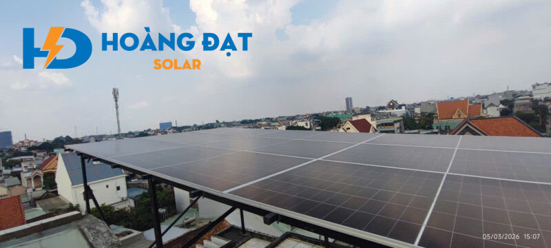 Dự án lắp điện mặt trời tại Dĩ An