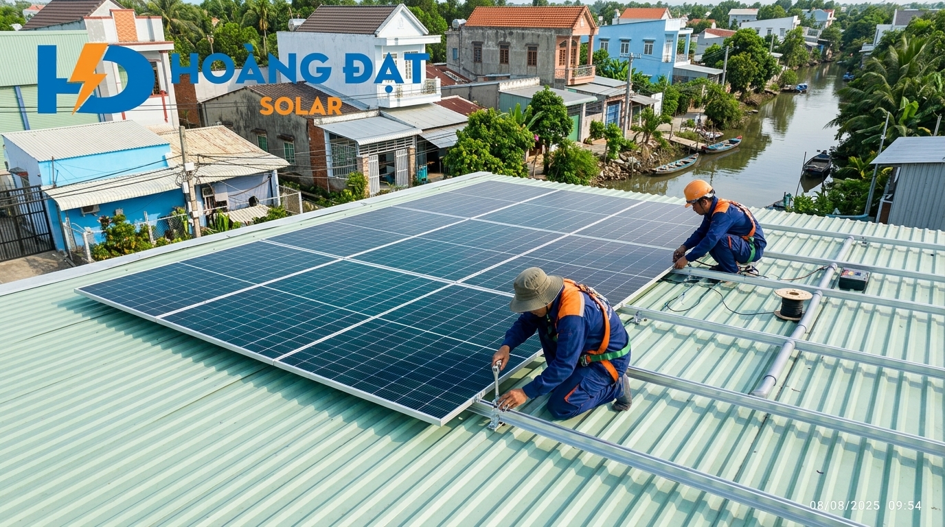 Lắp Điện Mặt Trời Cho Nhà Xưởng